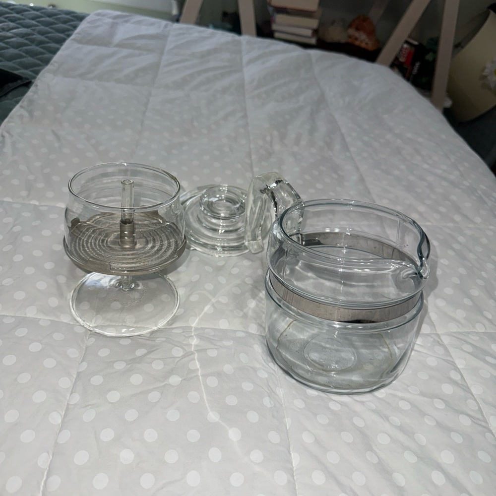 Vintage Pyrex Glass Coffee Percolator with Clear Handle - Picture 11 of 11